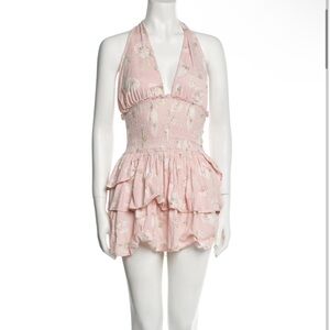 LoveShackFancy Halter Dress